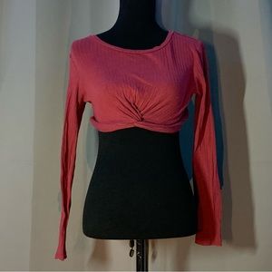 SHEIN Burgundy Crop top